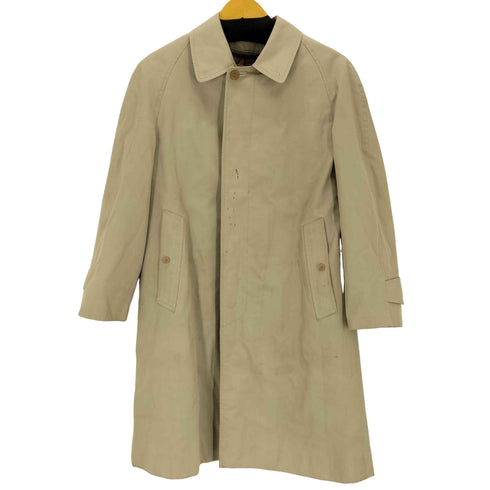 バーバリーズ BURBERRYS 60-70s 裏地ノバチェック ライナー付き 比翼ステンカラーコート メンズ